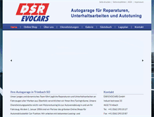 Tablet Screenshot of dsr-evocars.ch